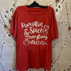 Pumpkin spice t shirt